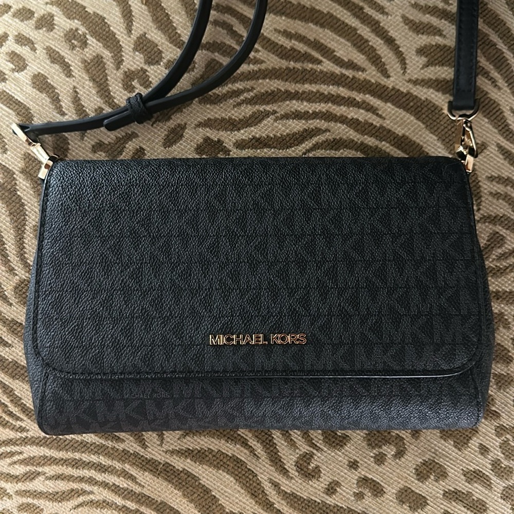 Michael Kors Medium Logo Convertible Crossbody Bag